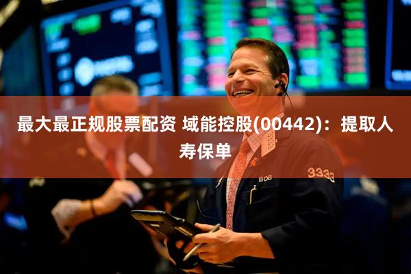 最大最正规股票配资 域能控股(00442)：提取人寿保单